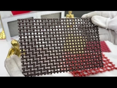 অ্যান্টিক আর্কিটেকচারাল বোনা ওয়্যার জাল 3.5mm XY 3015 স্টেইনলেস স্টীল গাজ