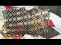 প্লেইন ওয়েভ আর্কিটেকচারাল ওয়েভড ওয়্যার জাল প্যানেল 3.3 মিমি পরিষ্কার পৃষ্ঠ