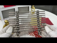 8 মিমি ডেকোর ওয়েভড ওয়্যার ড্রপারি তেল মুক্ত উচ্চ তাপমাত্রা প্রতিরোধী