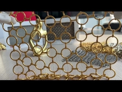 SHUOLONG PVD মেটাল রিং জাল পর্দা ISO9000 পার্টিশন প্রাচীর জন্য