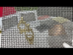 ক্রাইমড আর্কিটেকচারাল ফ্লেক্সিবল মেটাল জাল ফ্যাব্রিক এসএস 310 প্লেইন ওয়েভ