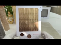 ইকো সিলভার স্টেইনলেস স্টীল অভ্যন্তরীণ তারের জাল স্ক্রিন 0.6 মিমি 0% খোলার অঞ্চল