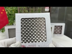 প্রাচীন ব্রাস আর্কিটেকচারাল মেটাল জাল স্ক্রিন সজ্জা মুখোমুখি মসৃণ পৃষ্ঠ