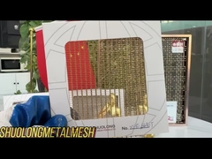 ওয়্যার 0.2 মিমি মেশ গ্লাস লেমিনেটেড মেটাল ফ্যাব্রিক লেমিনেটেড গ্লাস অ্যাপ্লিকেশনের জন্য