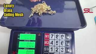 ব্রাস রিং জাল সিলিং সজ্জা