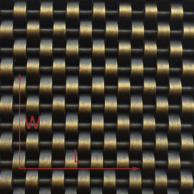 ক্ষয় প্রতিরোধী Woven Wire Mesh প্যানেল স্টিল আয়তক্ষেত্রাকার নিকেল Plating