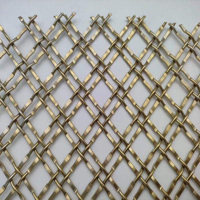 400 Mesh Pvd গোল্ড ডেকোরেটিভ মেটাল Mesh বাণিজ্যিক অ্যাপ্লিকেশন জন্য