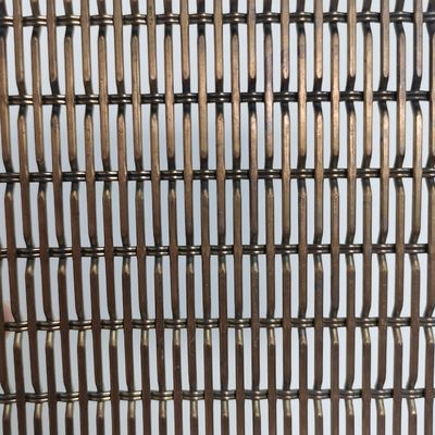 Anodized অ্যালুমিনিয়াম Woven Wire Fabric Mesh Crimped Woven Wire Mesh জন্য বেড়া