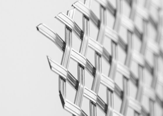 0.5m-2.0m প্রস্থ স্থাপত্য জাল 1.2mm-5.0mm খোলার আকার