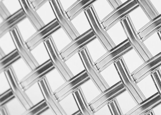 0.5m-2.0m প্রস্থ স্থাপত্য জাল 1.2mm-5.0mm খোলার আকার