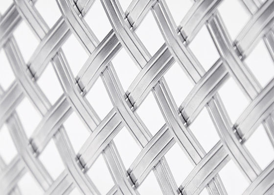 0.5m-2.0m প্রস্থ স্থাপত্য জাল 1.2mm-5.0mm খোলার আকার