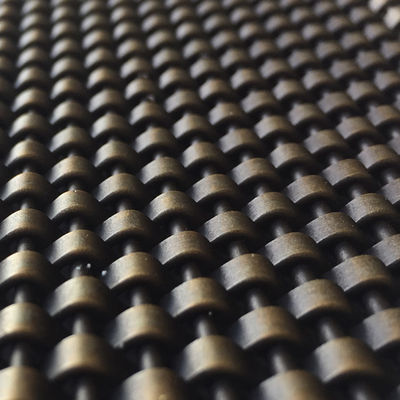ক্ষয় প্রতিরোধী Woven Wire Mesh প্যানেল স্টিল আয়তক্ষেত্রাকার নিকেল Plating