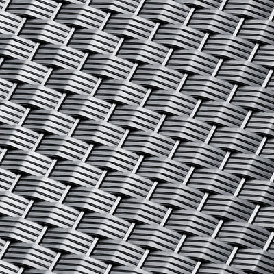 গ্যালভানাইজড স্টিল ওয়েভড মেটাল প্যানেল 0.5mm-6mm তারের ব্যাসার্ধ