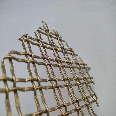 400 Mesh Pvd গোল্ড ডেকোরেটিভ মেটাল Mesh বাণিজ্যিক অ্যাপ্লিকেশন জন্য
