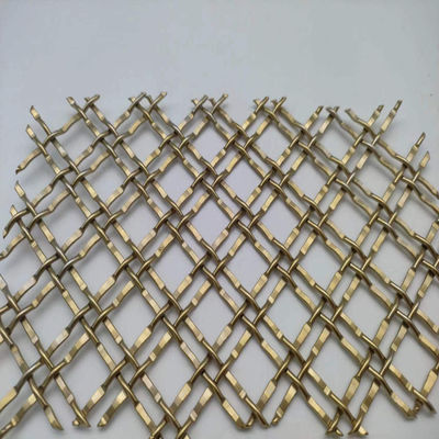 400 Mesh Pvd গোল্ড ডেকোরেটিভ মেটাল Mesh বাণিজ্যিক অ্যাপ্লিকেশন জন্য