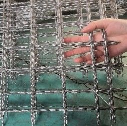 30m OEM গ্যালভানাইজড ক্রাম্পড ওয়্যার জাল স্ক্রীনিং এবং ফিল্টারিং মধ্যে