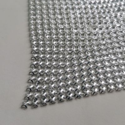 আলংকারিক আচ্ছাদন ধাতু অ্যালুমিনিয়াম Sequins তেল প্রতিরোধী ধাতু জাল পোশাক