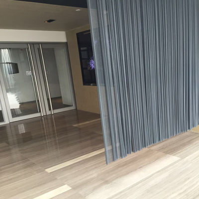 ধাতব রোলার blinds 80% খোলার এলাকা 1.0mm তারের ব্যাসার্ধ অভ্যন্তরীণ পার্টিশন পর্দা