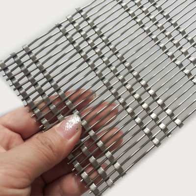 0.8mm 2.0mm তারের ব্যাসার্ধ স্টেইনলেস স্টীল স্থাপত্য জাল সহজ ইনস্টলেশন