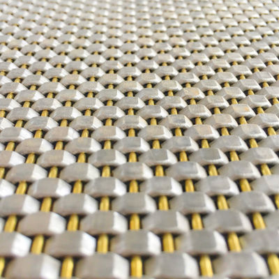 তারের ব্যাসার্ধ 0.8mm 2.0mm স্টেইনলেস স্টীল জাল প্যানেল কভার প্রাচীর জন্য প্লেইন Weave
