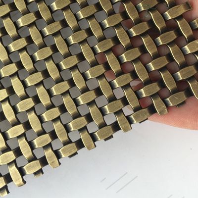স্টেইনলেস স্টীল প্রসাধনী Woven Wire Mesh জন্য দৈর্ঘ্য 30m-100m মধ্যে আর্ট ইনস্টলেশন জন্য আসবাবপত্র ক্যাবিনেটের দরজা
