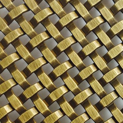 স্টেইনলেস স্টীল প্রসাধনী Woven Wire Mesh জন্য দৈর্ঘ্য 30m-100m মধ্যে আর্ট ইনস্টলেশন জন্য আসবাবপত্র ক্যাবিনেটের দরজা