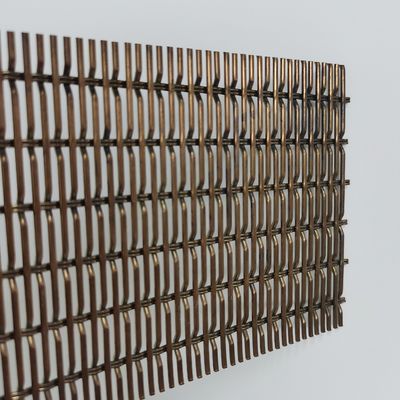 Anodized অ্যালুমিনিয়াম Woven Wire Fabric Mesh Crimped Woven Wire Mesh জন্য বেড়া