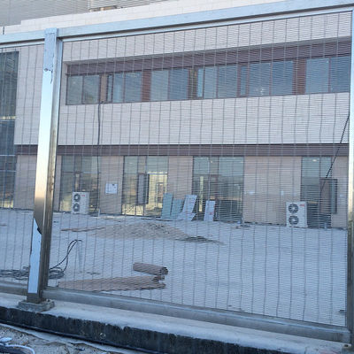 স্টেইনলেস স্টীল Woven Wire Mesh প্যানেল শক্তিশালী প্রান্ত চিকিত্সা