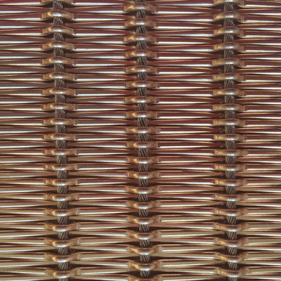 ক্ষয় প্রতিরোধী বৃত্তাকার সজ্জা Woven Wire Mesh সুন্দর দীর্ঘস্থায়ী প্রসাধন