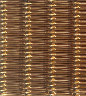ক্ষয় প্রতিরোধী বৃত্তাকার সজ্জা Woven Wire Mesh সুন্দর দীর্ঘস্থায়ী প্রসাধন