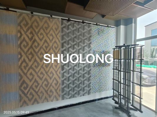 রেল এবং অন্যান্য ফিটিংস সহ কাস্টম অ্যালুমিনিয়াম চেইন ফ্লাই স্ক্রিন