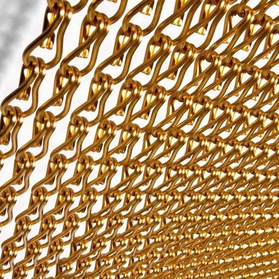 High Strength Aluminium Chain Fly Screen Designed to Meet Industrial Safety Standards