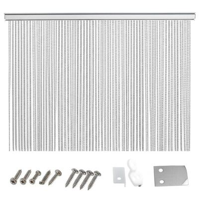 12x24 মিমি চেইন সাইজ অ্যালুমিনিয়াম চেইন ফ্লাই স্ক্রিন 60% খোলা এলাকা এবং 1.2 মিমি তারের ব্যাসার্ধের জন্য পোকামাকড় সুরক্ষা