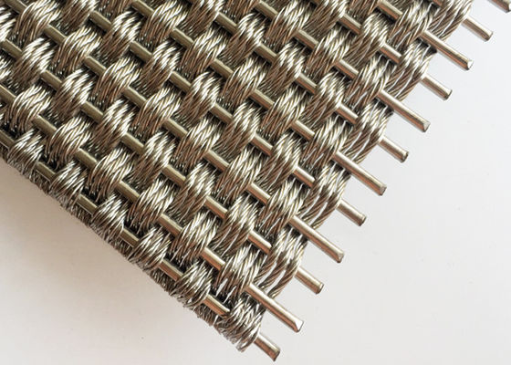 Crimped 5.5 মিমি আলংকারিক স্থাপত্য বোনা তারের জাল বিরোধী জারা