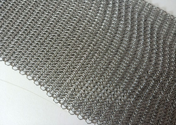 আলংকারিক Chainmail রিং জাল পর্দা পর্দা বিল্ডিং Facades প্রাকৃতিক রঙ