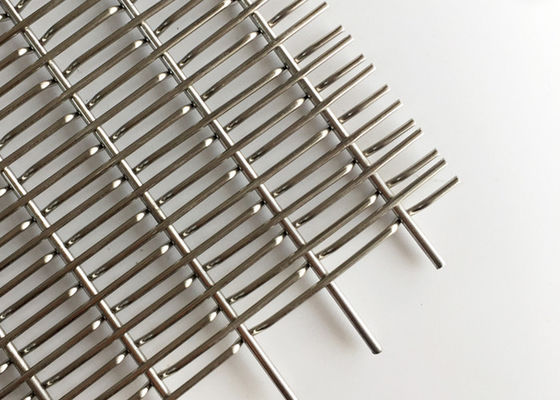 ব্রাস আর্কিটেকচারাল Woven Wire Mesh ব্যাসার্ধ 0.02mm-2.03mm পারফরম্যান্স