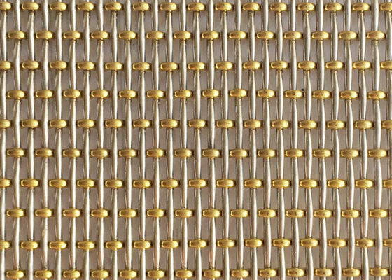 3.2mm ব্রাস বিড ডেকোরেশন লক ক্রিম্প ওয়্যার মেশ বোনা সিঁড়ি রেলিং