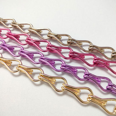 অ্যালুমিনিয়াম হুক চেইন হোম ডেকোরেশন কীটনাশক নিয়ন্ত্রণ কাস্টম হোটেল পার্টিশন অ্যালুমিনিয়াম হুক ময়লা পর্দা কারখানা পাইকারি