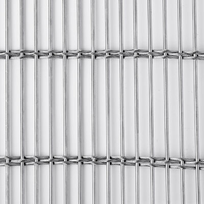 Crimped 1.8mm গ্রুপ ডেকোরেটিভ বোনা তারের জাল 10mm সোজা তারের পিচ